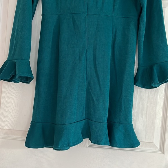 🌷R.Vivimos dress V neck/Esmeralda green color/cotton - Picture 11 of 12